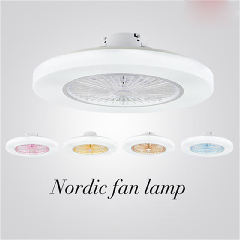 modern dimming fan lamp chandelier lighting minimalist restaurant lying chandelier fan ceiling lamp Pendant Lights 123