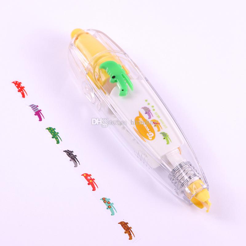 Sweet floral tape pen funny sticker kids stationery decor tapes label sticker paper correction tape C6063