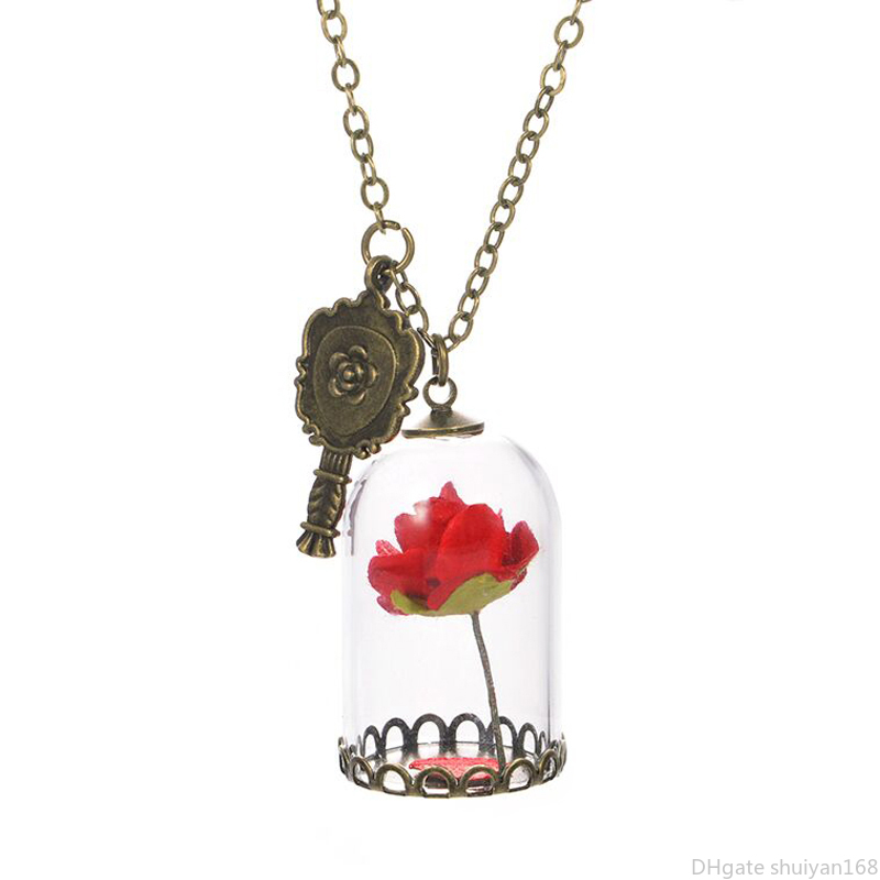 Rose Flower Pendant Necklaces Butterfly Charm Long Chain Sweater Necklace Rose In Terrarium Pendant Valentines Day Statement Jewelry Gifts
Rose Flower Pendant Necklaces Butterfly Charm Long Chain Sweater Necklace Rose In Terrarium Pendant Valentines Day Statement Jewelry Gifts