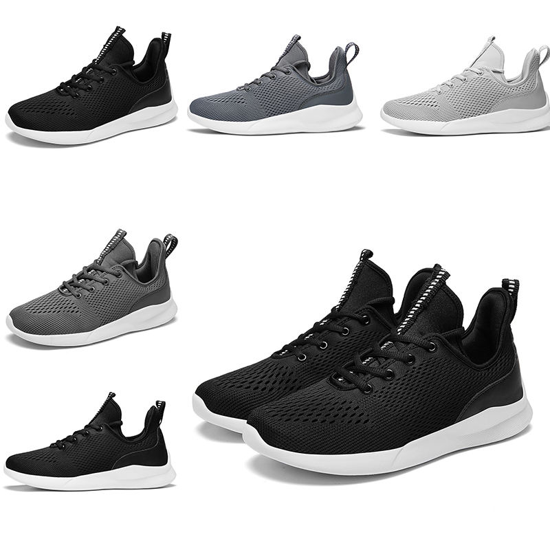 Hot Selling Women Mens Running Shoes Black White Grey Mesh Breathable Sports Sneakers Mens Trainers Homemade brand Made in China size 39-44
Hot Selling Women Mens Running Shoes Black White Grey Mesh Breathable Sports Sneakers Mens Trainers Homemade brand Made in China size 39-44