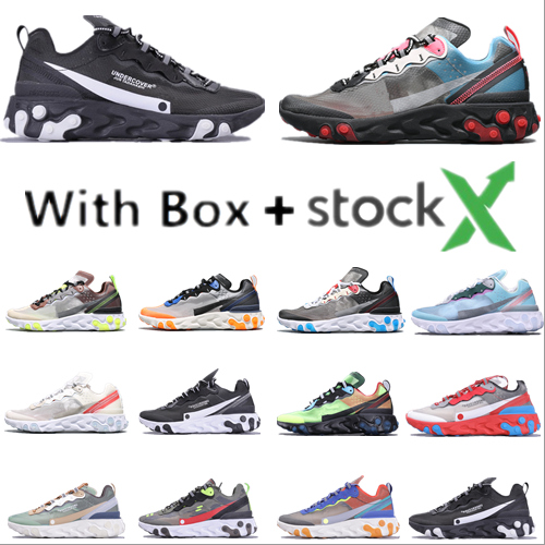 2020 Newest React Element 87 Undercover Mens Running Shoes Light Bone Blue Chill Solar Anthracite Black Women Sports Shoes Designer Sneakers
2020 Newest React Element 87 Undercover Mens Running Shoes Light Bone Blue Chill Solar Anthracite Black Women Sports Shoes Designer Sneakers