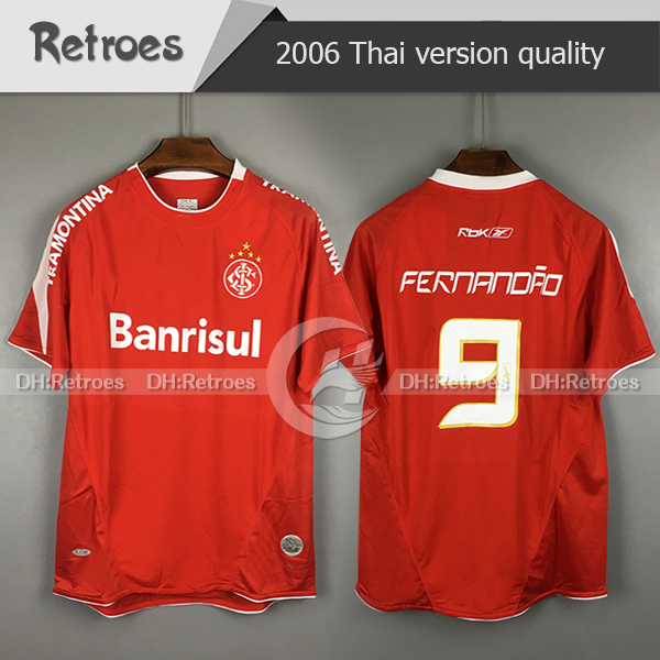 06 Internacional retro soccer jerseys 7 TINGA red IARLEY 11 R.SOBIS FERNANDAO vintage football Camisa shirts, 1998
06 Internacional retro soccer jerseys 7 TINGA red IARLEY 11 R.SOBIS FERNANDAO vintage football Camisa shirts, 1998