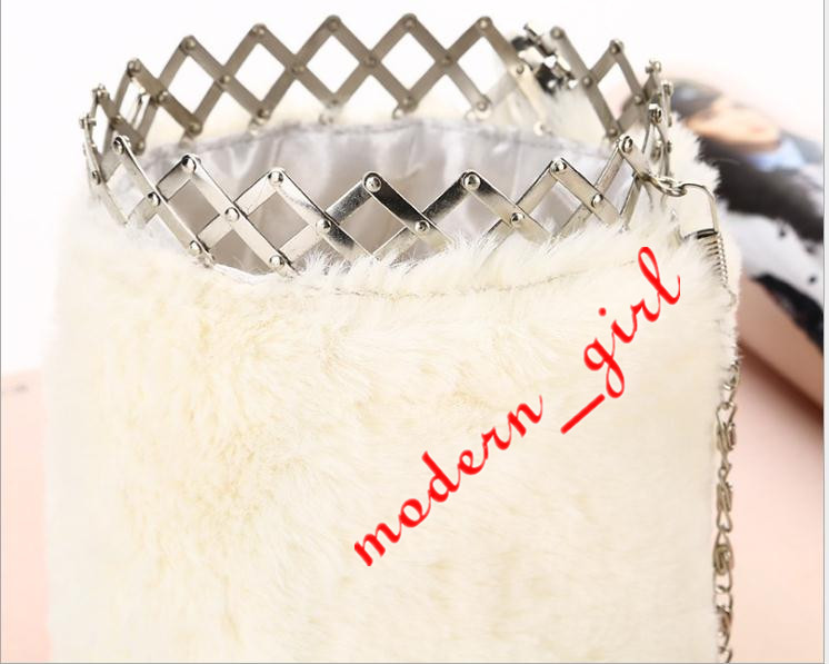 Fashion Factory Brand New Handmade Bags Plush Evening Bridal Hand Bag Chain Handbags Ladies Shoulder Bag Purse Wallets