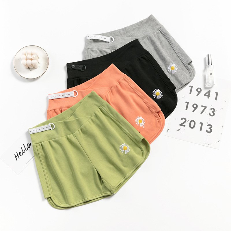 New Maternity Women Pregnant Shorts Cotton Blend Low Waist Small Daisy Embroidery Pants Pregnancy Colorful Beautiful Clothing, Black
New Maternity Women Pregnant Shorts Cotton Blend Low Waist Small Daisy Embroidery Pants Pregnancy Colorful Beautiful Clothing, Black
