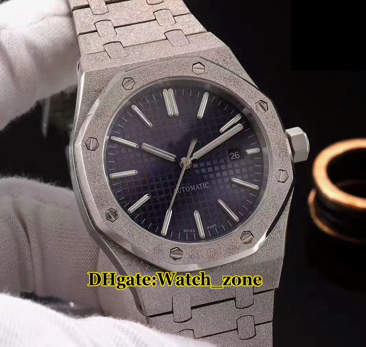 new royal 15400st blue textured dial automatic mens watch silver frosted steels tainless steel bracelet gent watches watch_zone, Slivery;brown
new royal 15400st blue textured dial automatic mens watch silver frosted steels tainless steel bracelet gent watches watch_zone, Slivery;brown