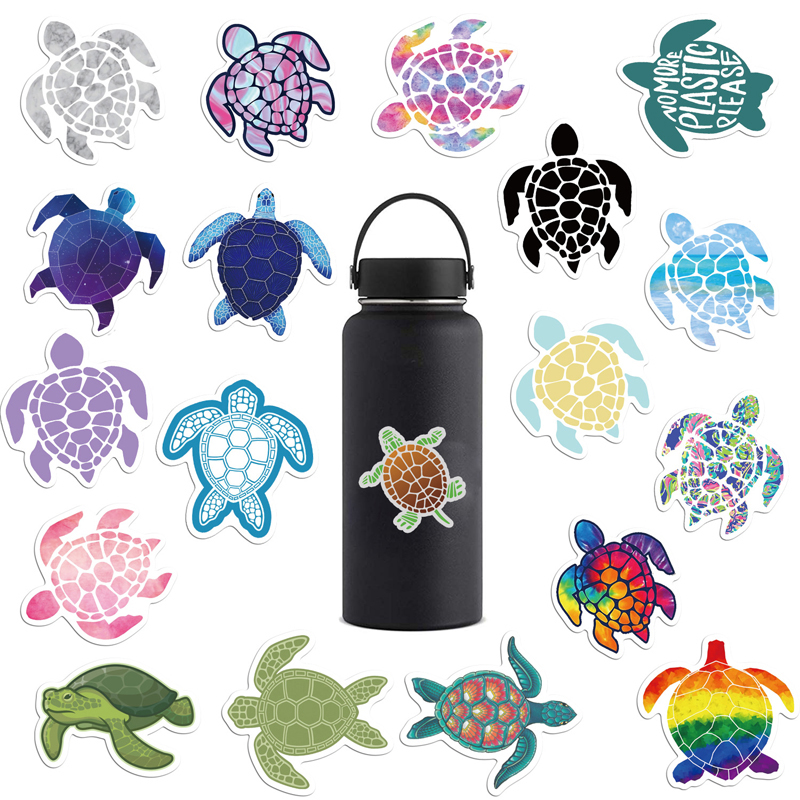 41pcs/Set Summer Beach Stickers Surfing Sea Turtle Decal VSCO For Laptop Fridge Phone Skateboard Suitcase Girl Flask Sticker
