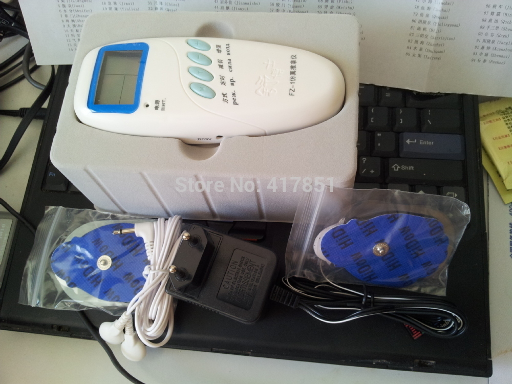 ACUPHUATUO new electronic acupuncture instrument electric massager device FZ-1 manual English or russian tea master misha LY191203