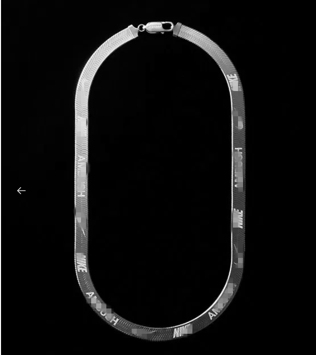 Chains Herringbone Chain Blade NECKLACE Flat Clavicle Necklace1