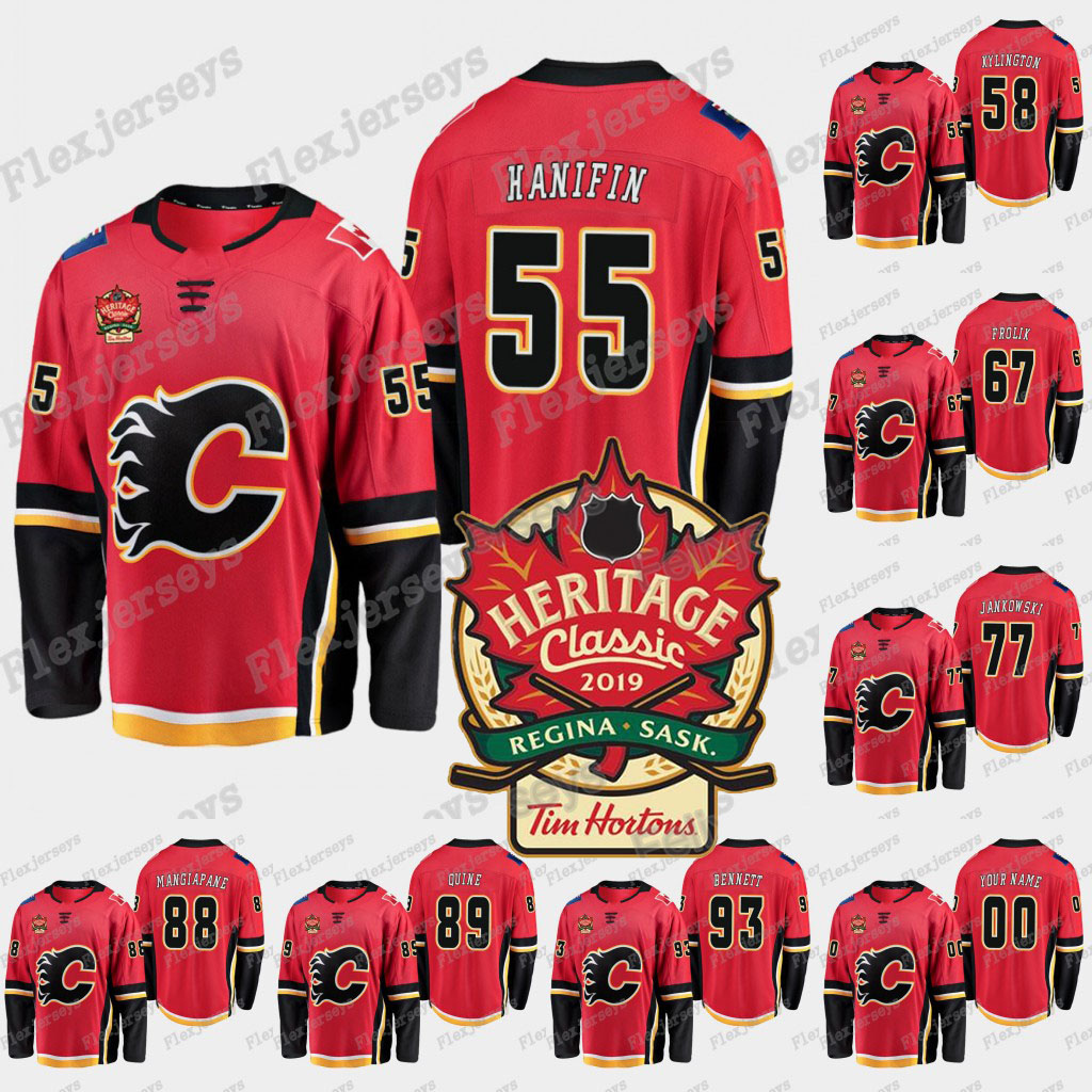 55 Noah Hanifin 2019 Heritage Classic Calgary Flames Michael Frolik Oliver Kylington Mark Jankowski Sam Bennett Mangiapane Alan Quine Jersey, Black;red
55 Noah Hanifin 2019 Heritage Classic Calgary Flames Michael Frolik Oliver Kylington Mark Jankowski Sam Bennett Mangiapane Alan Quine Jersey, Black;red