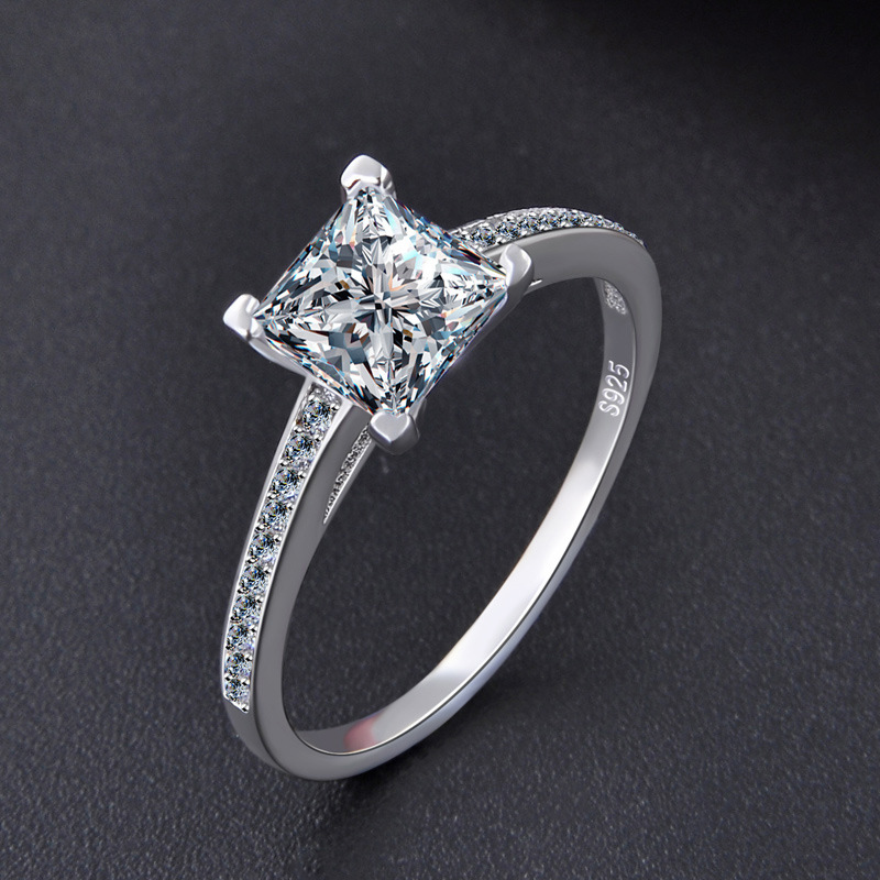 Sparkling Square Zircon wedding rings for women Real 925 Sterling silver Engagement party jewelry Gilrs Ladies Gits dropshipping
Sparkling Square Zircon wedding rings for women Real 925 Sterling silver Engagement party jewelry Gilrs Ladies Gits dropshipping