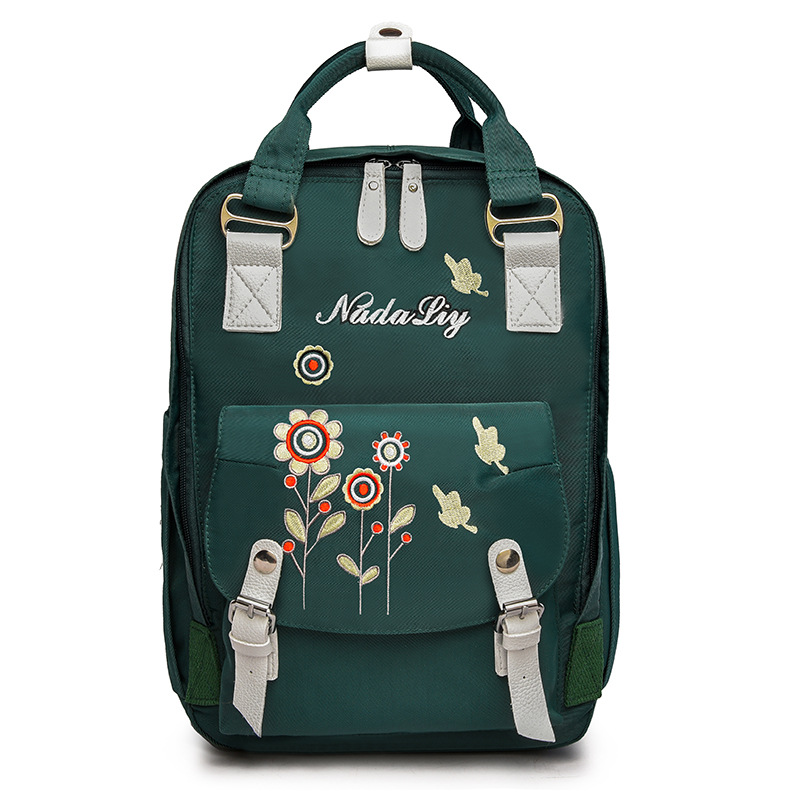 Mummy Maternity Nappy Bag Large Baby Diaper Bags Female Multifunctional Travel Backpack Women Embroidery Waterproof Backpack, Green
Mummy Maternity Nappy Bag Large Baby Diaper Bags Female Multifunctional Travel Backpack Women Embroidery Waterproof Backpack, Green