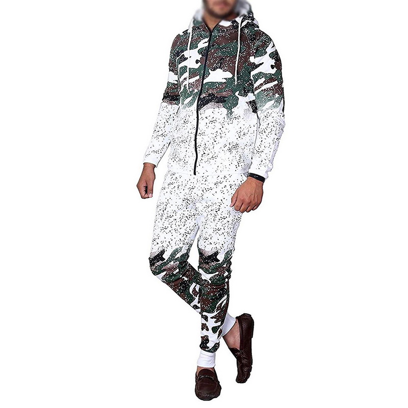 2020 Mens Running Set Casual Sportswear Cardigan Hooded Sweatshirt Jogger Pants Tracksuit Camouflage Print Male Hombre Jumpsuit, Dark gray 2
2020 Mens Running Set Casual Sportswear Cardigan Hooded Sweatshirt Jogger Pants Tracksuit Camouflage Print Male Hombre Jumpsuit, Dark gray 2