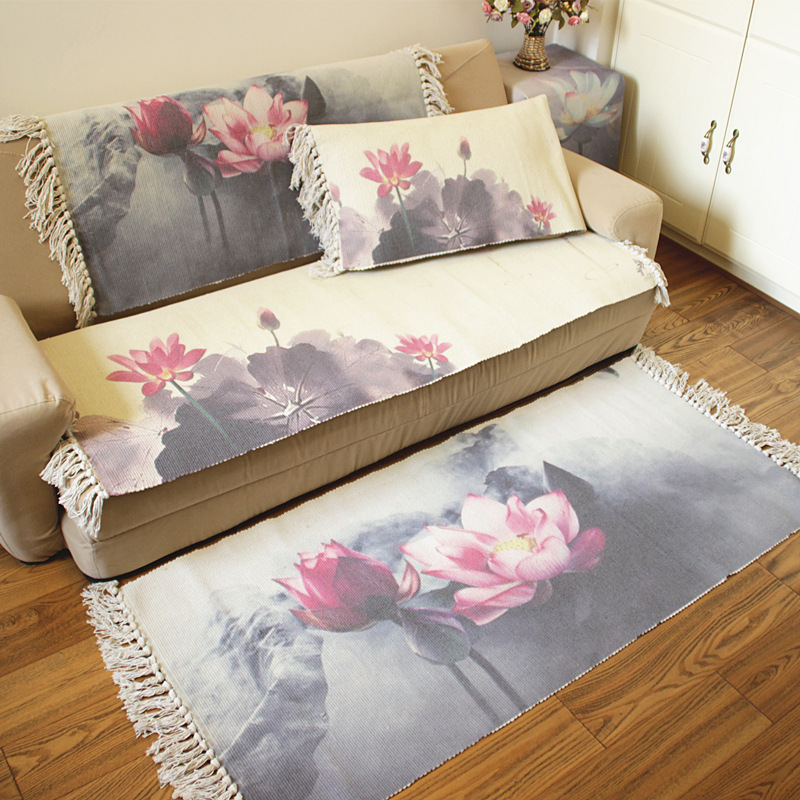 Classical Nordic Cotton Linen Tassel Woven Carpet Floor Mat Door Bedroom Tapestry Decor Blanket Living Room Carpet area rug
Classical Nordic Cotton Linen Tassel Woven Carpet Floor Mat Door Bedroom Tapestry Decor Blanket Living Room Carpet area rug
