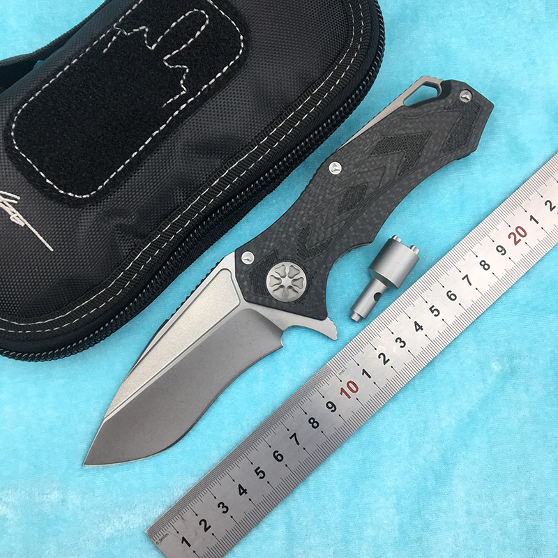 DICORIA Star Lord DAIDO D2 blade carbon fiber handle KVT ball bearing Flipper Tactical folding knife outdoor camping hunting knife EDC tools
DICORIA Star Lord DAIDO D2 blade carbon fiber handle KVT ball bearing Flipper Tactical folding knife outdoor camping hunting knife EDC tools