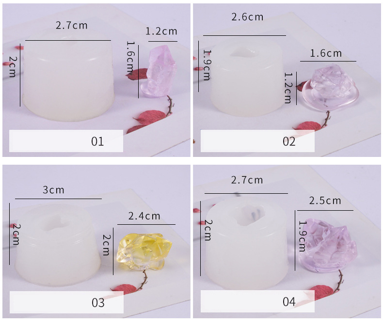 Crystal Cluster Silicone Molds Gems Stone Quartz Geode Resin Molds Casting Epoxy Resin Jewelry Pendant Craft Home Decor