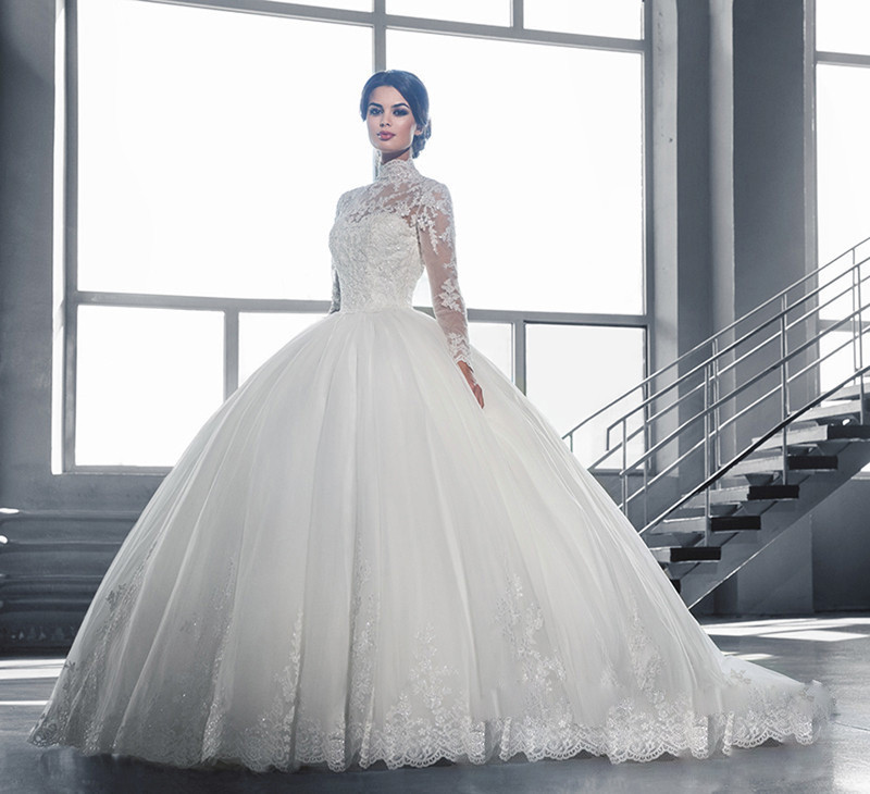 Vestidos De Novia 2019 Vintage Lace Wedding Dresses Long Sleeves Appliques Casamento Princess Bridal Gowns robe de mariage, White
Vestidos De Novia 2019 Vintage Lace Wedding Dresses Long Sleeves Appliques Casamento Princess Bridal Gowns robe de mariage, White