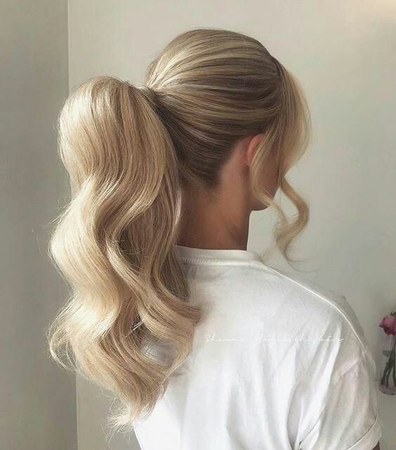 Honey Blonde Clip In Human Hair Ponytail Extensions 12/16/20 inches Natural Body Wave Hair Piece Wrap Around Pony Tail For Women