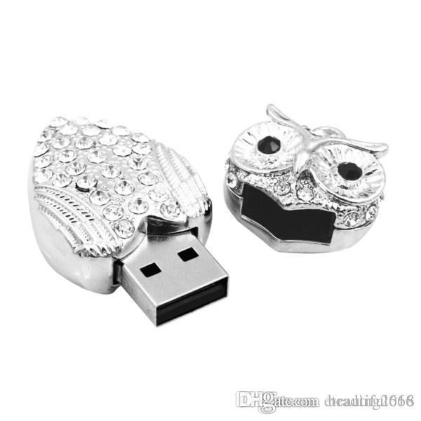 Design Real Capacity Metal Owl USB Flash Drive Diamond Nighthawk Pendrive 32GB~ 64GB
Design Real Capacity Metal Owl USB Flash Drive Diamond Nighthawk Pendrive 32GB~ 64GB