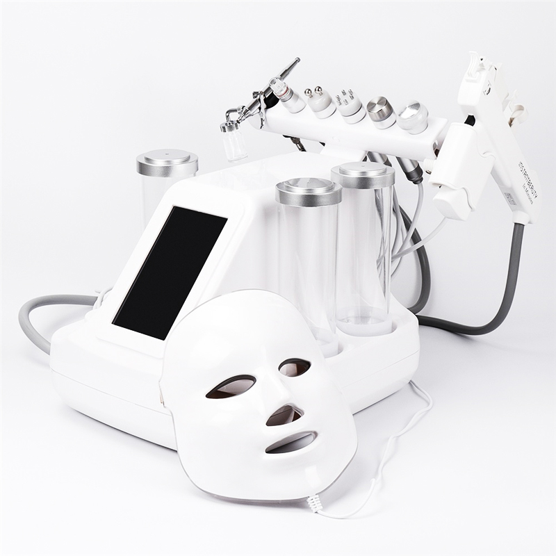 8 In 1 Hydra Dermabrasion RF BIO Light Spa Facial Machine Water Jet Hydro Diamond Peeling Beauty Device