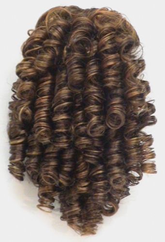 Small spiral curls curly hair ponytail hairpiece drawstring human hair clip in 140g ponytail hair extension