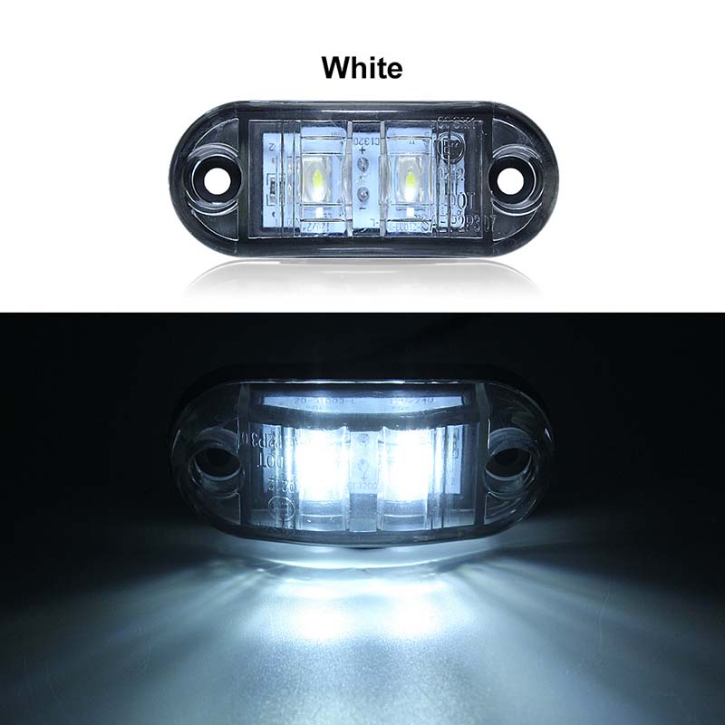 LED Indicator Light Truck Side Marker Lamp 12-24V Waterproof for Lorry Truck Trailer Brake Warning Light