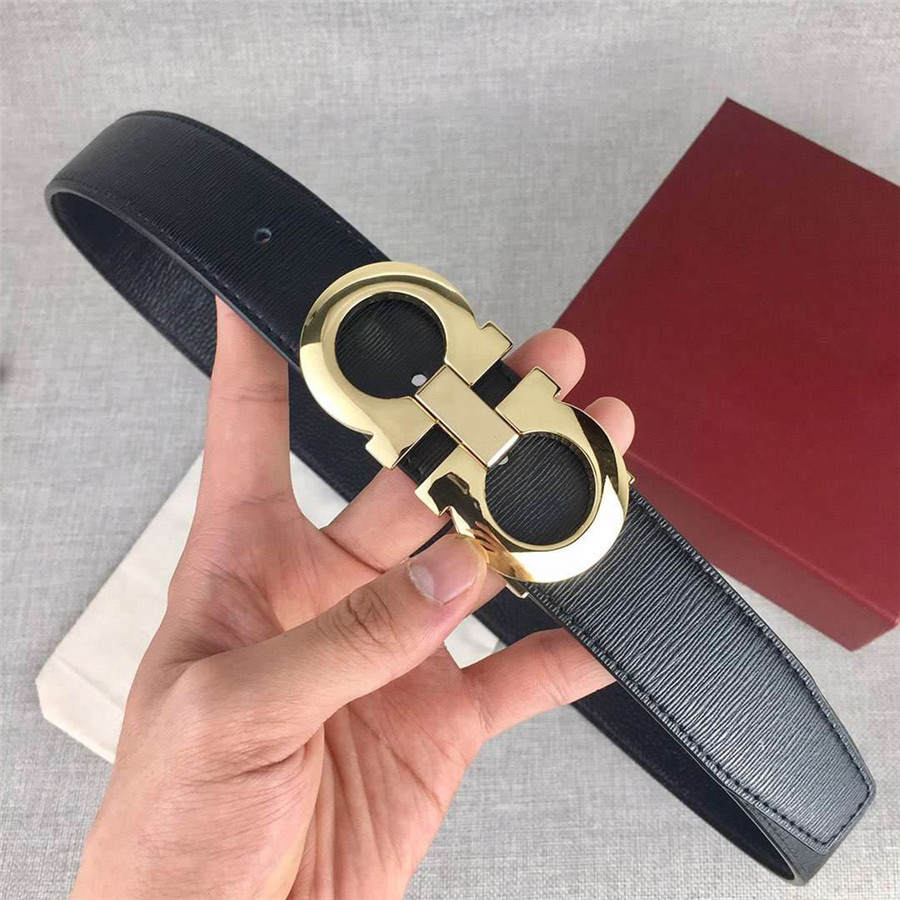 Mens Designer Belts Man Woman Luxury Belt Brand Letter Smooth Buckle Belts Width 3.5cm Highly Quality with Box