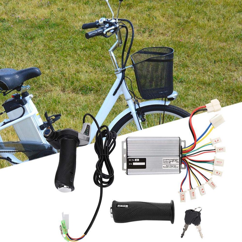 Bike Electric Motor Kit 48V 1000W Motor Brushed Speed Controller with Locking Throttle Twist Grip & Power Display for E-Bike Ele
Bike Electric Motor Kit 48V 1000W Motor Brushed Speed Controller with Locking Throttle Twist Grip & Power Display for E-Bike Ele