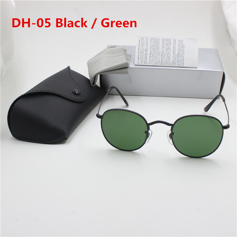 Wholesale-YXVAXL Fashion Round Sunglasses Mens Womens Designer Brand Sun Glasses Gold Metal Black Dark 50mm Glass Lenses Better Black Box
Wholesale-YXVAXL Fashion Round Sunglasses Mens Womens Designer Brand Sun Glasses Gold Metal Black Dark 50mm Glass Lenses Better Black Box