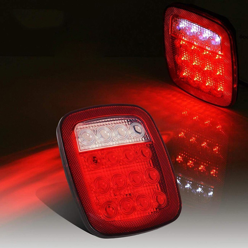 1Pcs 16LED Trailer Lights Red/White Dual Colors Universal Back Up Lamp Stop Tail Turn Signal Backup Reverse Brake Marker Lights, As pic
1Pcs 16LED Trailer Lights Red/White Dual Colors Universal Back Up Lamp Stop Tail Turn Signal Backup Reverse Brake Marker Lights, As pic