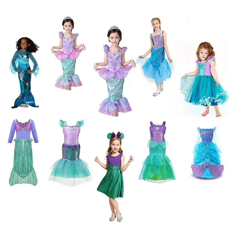 10Styles Girls Little Mermaid Princess Dress Cosplay Costumes For Kids Baby Girl Mermaid Dress Children Halloween Clothing 1pcs send, 9#
10Styles Girls Little Mermaid Princess Dress Cosplay Costumes For Kids Baby Girl Mermaid Dress Children Halloween Clothing 1pcs send, 9#