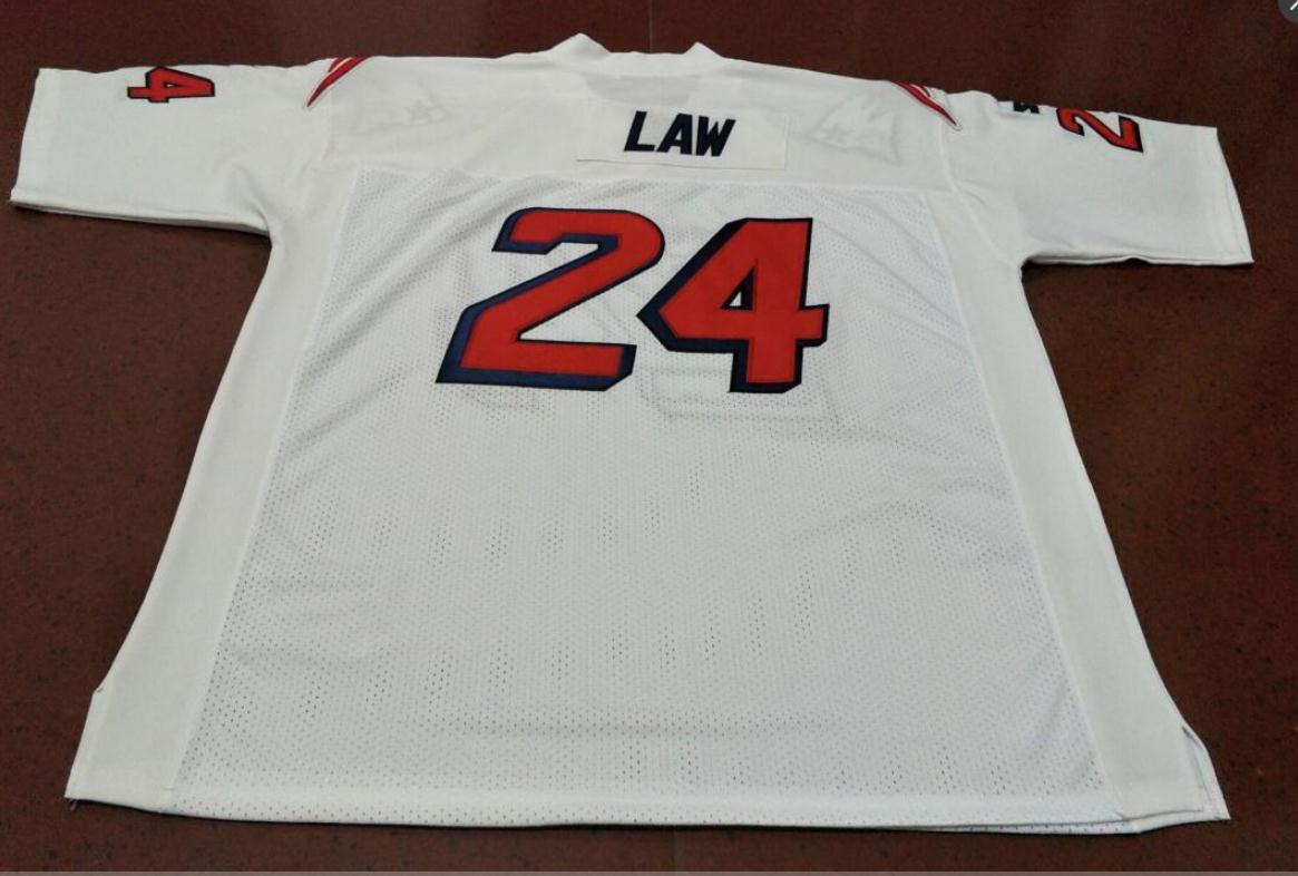 rare Men Custom #24 Ty Law 1995 White Color Men College Jersey Size S-5XL or custom any name or number jersey
rare Men Custom #24 Ty Law 1995 White Color Men College Jersey Size S-5XL or custom any name or number jersey