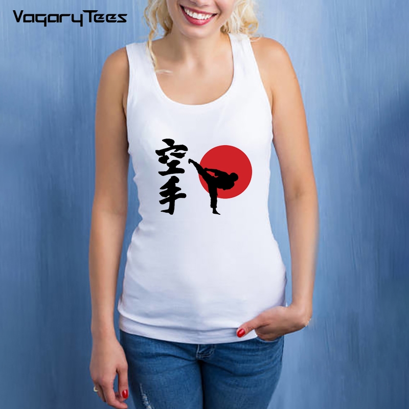 Summer Fashion Women Karate Tank top Funny Sleeveless boxer Vest female Camisetas Hombre Tee, 176
Summer Fashion Women Karate Tank top Funny Sleeveless boxer Vest female Camisetas Hombre Tee, 176