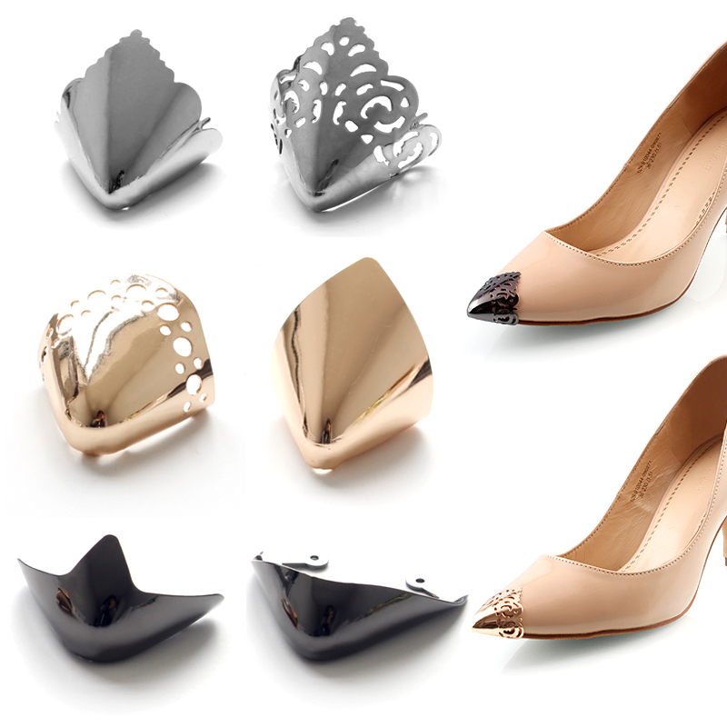 3 Colors Shoes Toe Protection Shiny Metal Material Shoe Clips for Decorations High Heels Broken Repair 4 Different Styles Accessories
3 Colors Shoes Toe Protection Shiny Metal Material Shoe Clips for Decorations High Heels Broken Repair 4 Different Styles Accessories