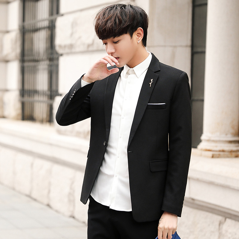 Korean Coat Men Blazer Masculino Male Brand Long Sleeve Business Casual Dress Blazers Clothing Suit Mens Jacket Americana Hombre, Black
Korean Coat Men Blazer Masculino Male Brand Long Sleeve Business Casual Dress Blazers Clothing Suit Mens Jacket Americana Hombre, Black