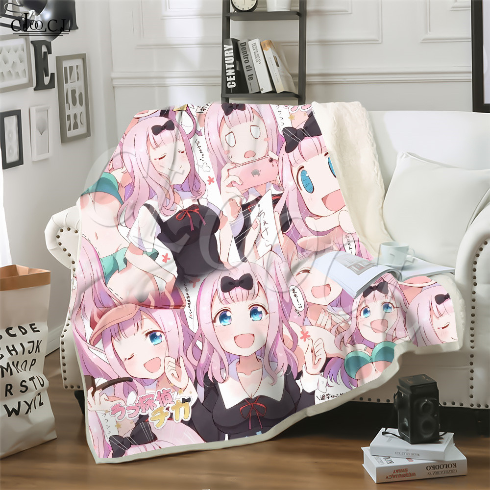 Anime Kaguya Sama Love Is War Sofa Travel Youth Bedding 3D Print Double Layer Blanket Bedspread for Boy Girl Plush Blanket Sofa Quilt
Anime Kaguya Sama Love Is War Sofa Travel Youth Bedding 3D Print Double Layer Blanket Bedspread for Boy Girl Plush Blanket Sofa Quilt