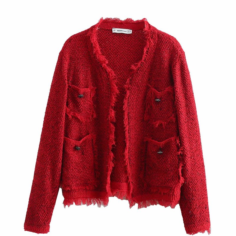 New arrival BB75-9043 European and American fashionable twill tweed jacket, See chart
New arrival BB75-9043 European and American fashionable twill tweed jacket, See chart