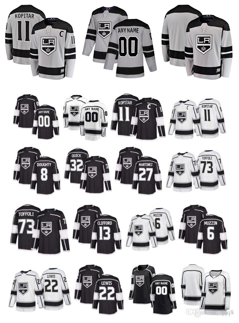 Customized Los Angeles Kings Jersey Anze Kopitar Grey Drew Doughty Ilya Kovalchuk Jonathan Quick Tyler Toffoli Martinez Clifford Hockey, Men's grey
Customized Los Angeles Kings Jersey Anze Kopitar Grey Drew Doughty Ilya Kovalchuk Jonathan Quick Tyler Toffoli Martinez Clifford Hockey, Men's grey