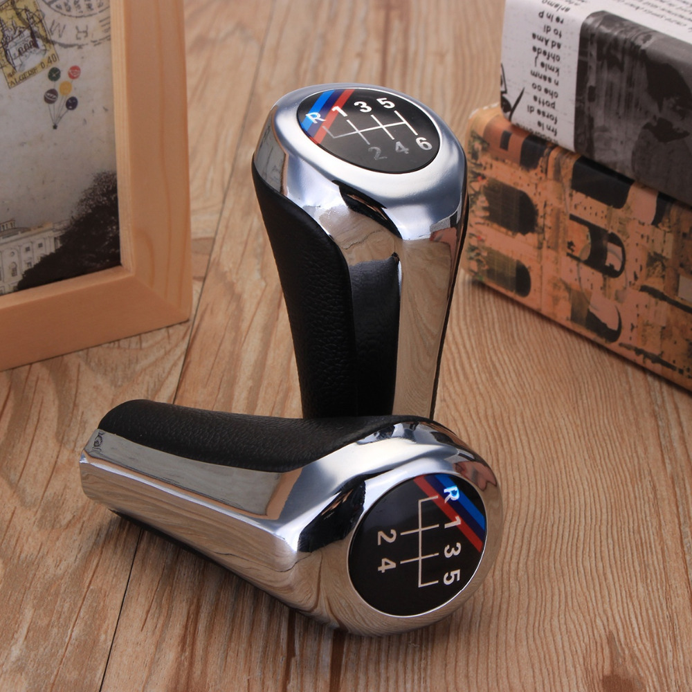 Car 5 speed 6 Speed PU Leather Chrome Manual Gear Shift Knob For E90 E91 E92 E60 E46 E39 E36 M3 M5 M6 X1 X3
Car 5 speed 6 Speed PU Leather Chrome Manual Gear Shift Knob For E90 E91 E92 E60 E46 E39 E36 M3 M5 M6 X1 X3