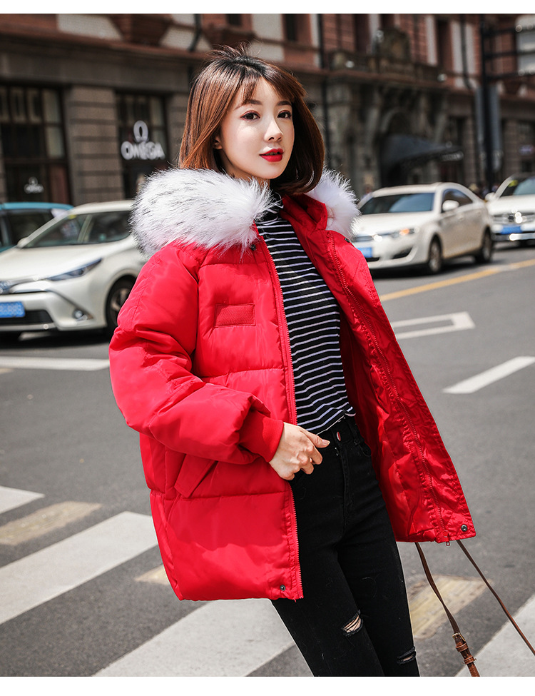 Hebaoli new large-collar large-size thicken hooded cotton down jacket coat winter western women, Black
Hebaoli new large-collar large-size thicken hooded cotton down jacket coat winter western women, Black
