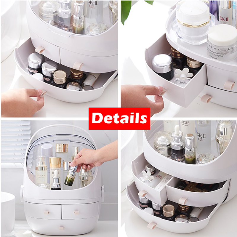 Plastic Makeup Storage Box Portable Cosmetic Organizer Large Make Up Container Bathroom Storage Case Desktop Sundry, Pink
Plastic Makeup Storage Box Portable Cosmetic Organizer Large Make Up Container Bathroom Storage Case Desktop Sundry, Pink