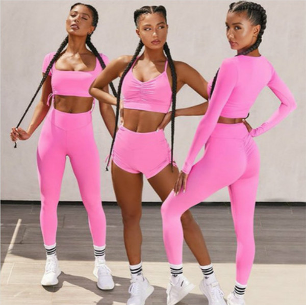 Women Summer Yoga Suits Trendy Short Sets Fashion Crop Top+Short Set Tracksuits Yogawear New Sports Vest Shortswear Two Pieces Set Suit
Women Summer Yoga Suits Trendy Short Sets Fashion Crop Top+Short Set Tracksuits Yogawear New Sports Vest Shortswear Two Pieces Set Suit