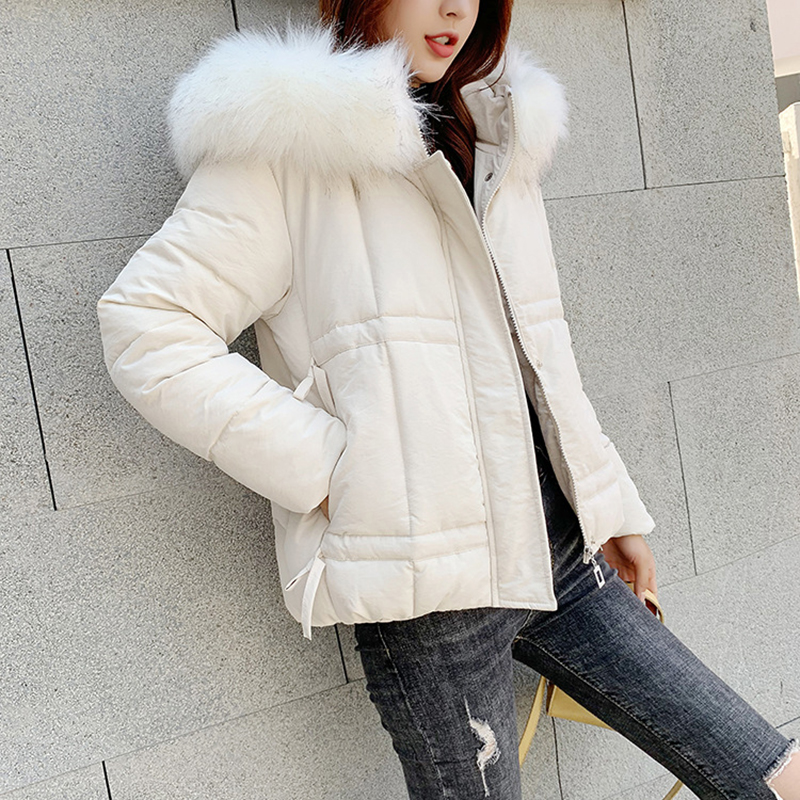 Fur Collar Hooded Short Women Puffer Jacket 2019 New Fashion Drawstring Loose Winter Parka Mujer Ladies Casual Bubble Coat, Beige
Fur Collar Hooded Short Women Puffer Jacket 2019 New Fashion Drawstring Loose Winter Parka Mujer Ladies Casual Bubble Coat, Beige