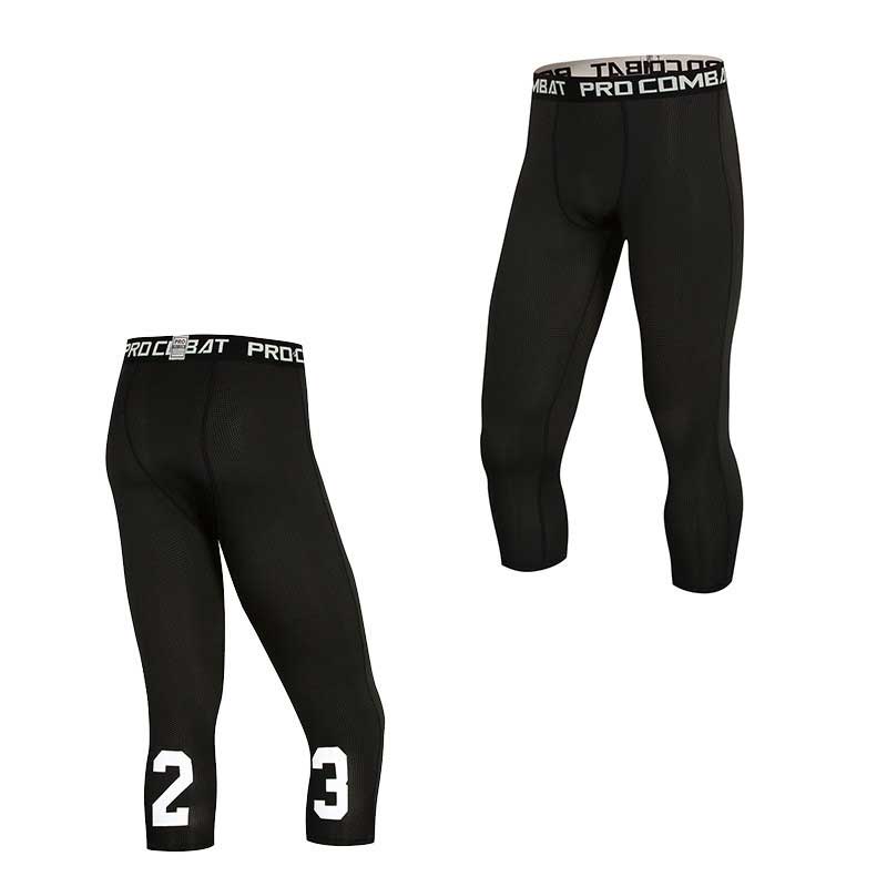 Men Capri Running Tights GYM Pant Bodybuilding Basketball Exercise Fitness Workout Clothing Exercise Sport Cropped Legging E1023, Black
Men Capri Running Tights GYM Pant Bodybuilding Basketball Exercise Fitness Workout Clothing Exercise Sport Cropped Legging E1023, Black