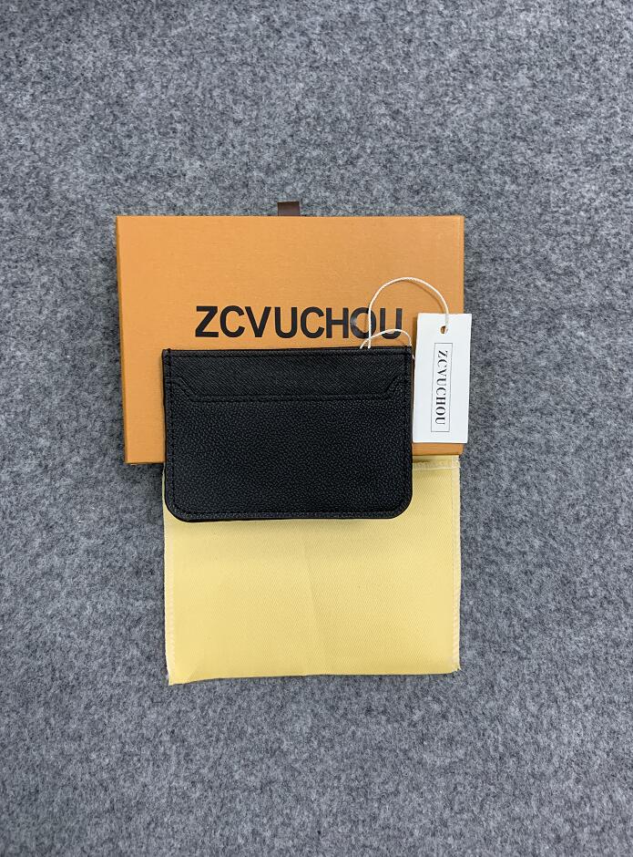 High-end quality fashion new arrival men card holder 3 color women credit card purse wallet holders with box dust bag, Black
High-end quality fashion new arrival men card holder 3 color women credit card purse wallet holders with box dust bag, Black