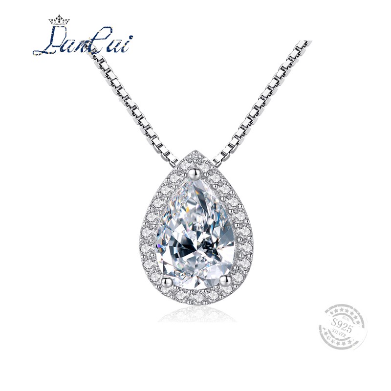 LANCAI Cubic Zirconia Jewelry Chain Silver Pendant Necklace for Women Classic Water Drop Type Statement Necklace
LANCAI Cubic Zirconia Jewelry Chain Silver Pendant Necklace for Women Classic Water Drop Type Statement Necklace
