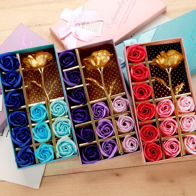Gold Foil Artificial Decor Rose Gift 12 Pcs Soap Flower Mother's Day Gift Box Scented Bath Body Petal Flower Soap Flowers BH1276 TQQ
Gold Foil Artificial Decor Rose Gift 12 Pcs Soap Flower Mother's Day Gift Box Scented Bath Body Petal Flower Soap Flowers BH1276 TQQ