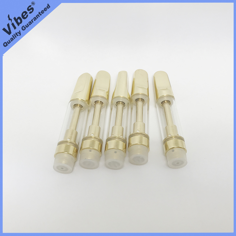 Gold TH205 Vape Cartridge With Metal Mouthpiece Driptip - 510 Thread 1ml and 0.5ml Ceramic Coil Thick Oil Atomizer Pen
Gold TH205 Vape Cartridge With Metal Mouthpiece Driptip - 510 Thread 1ml and 0.5ml Ceramic Coil Thick Oil Atomizer Pen