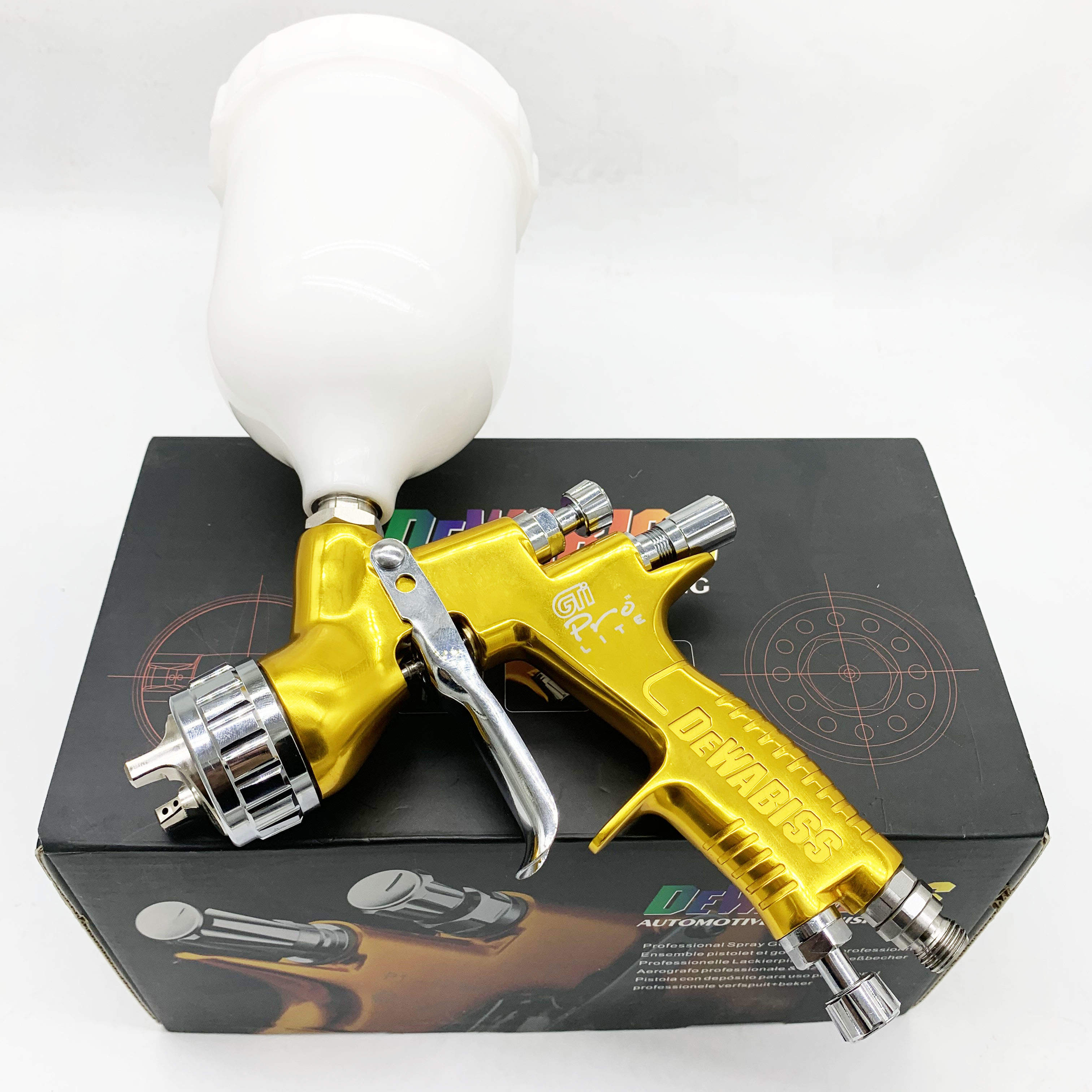 

dewabiss spray paint gun GTI pro TE20/T110 Airbrush airless spray gun for painting cars