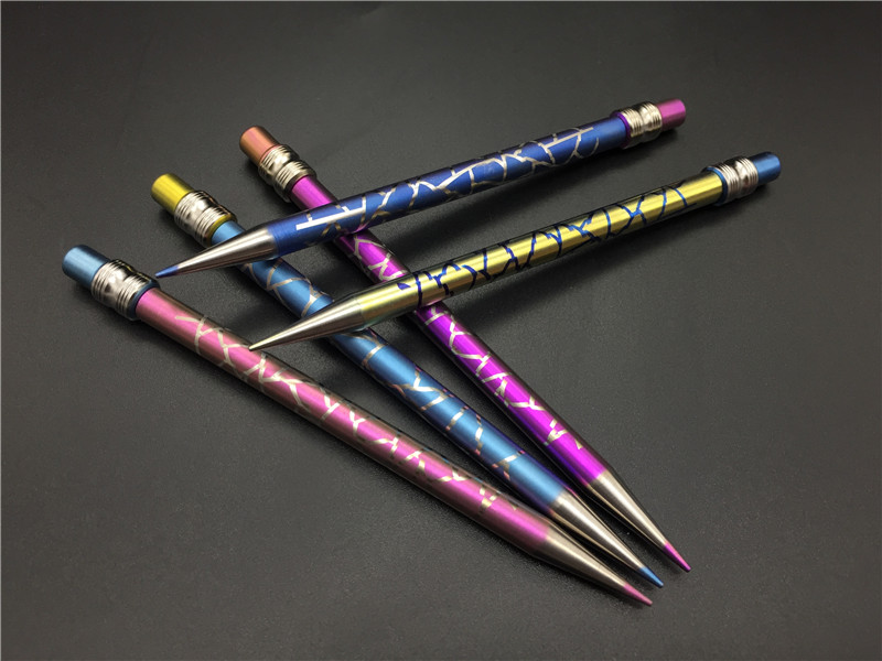 New Design Titanium Dab Tool Domeless Colored Pencil Titanium Nail with Titanium Dabber for Glass Water Pipes
New Design Titanium Dab Tool Domeless Colored Pencil Titanium Nail with Titanium Dabber for Glass Water Pipes