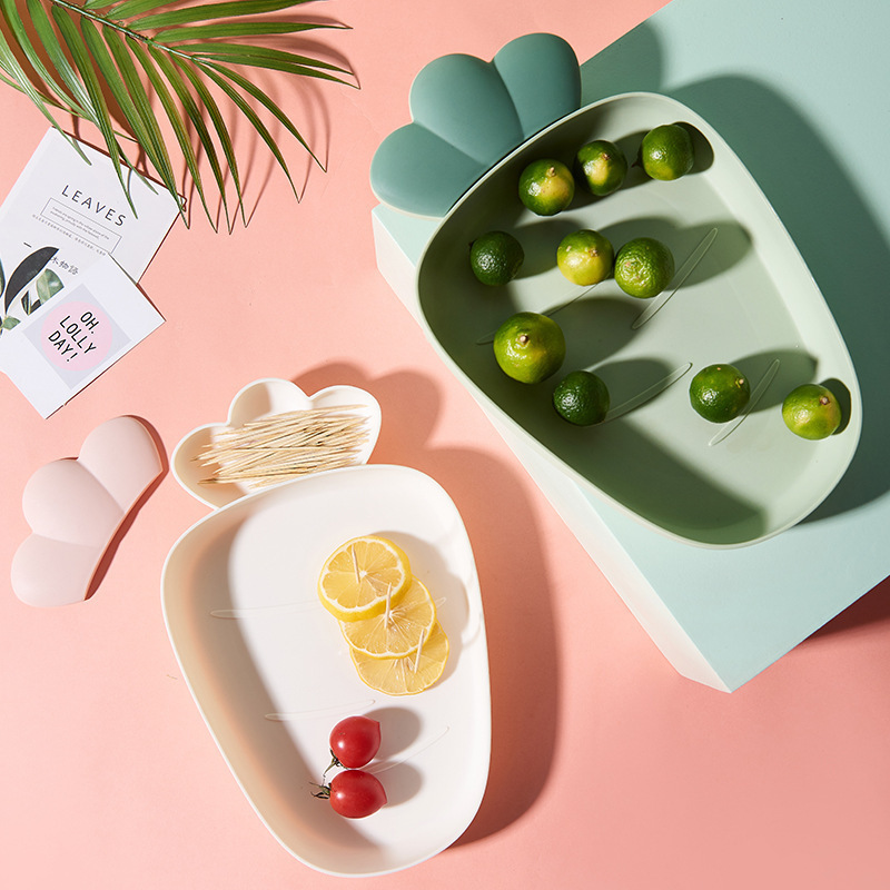 Home Fruit Dish Fruit Adorkable Radish Plastic Plate Nordic Style Solid Color Dried Tray Dish Water Snack
Home Fruit Dish Fruit Adorkable Radish Plastic Plate Nordic Style Solid Color Dried Tray Dish Water Snack